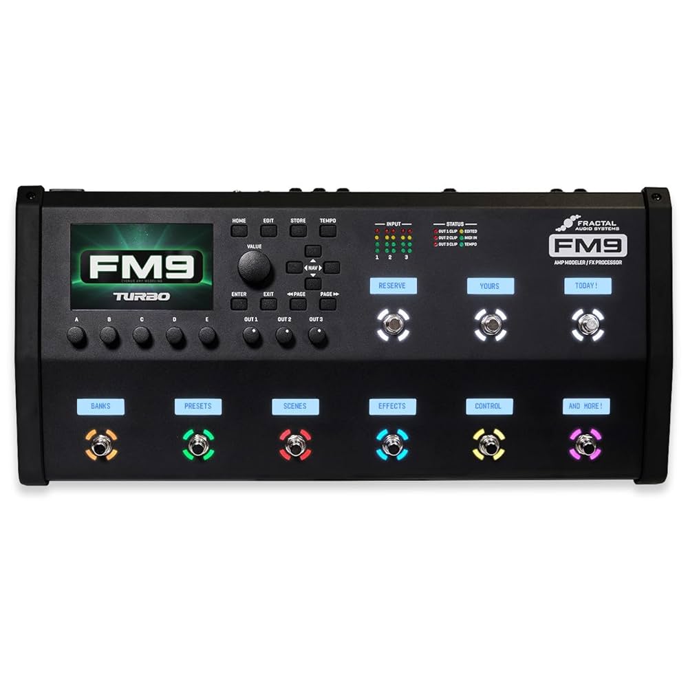 fractal audio fm9 turbo y8124 Fractal Audio Systems FM9 Turbo - Amp Modeler/Multi-FX/Floor